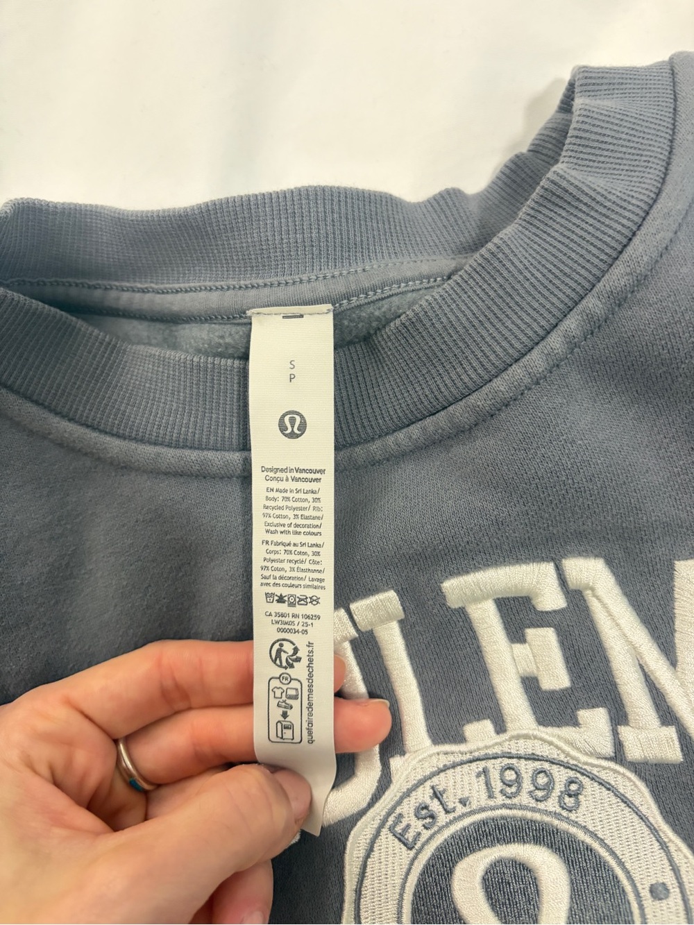 lululemon athletica Perfectly Oversized Matching Sweat Set! Solar Grey - Picture 5 of 5